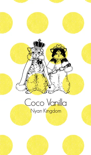 coco vanilla -Nyan Kingdom-のLINE着せ替え