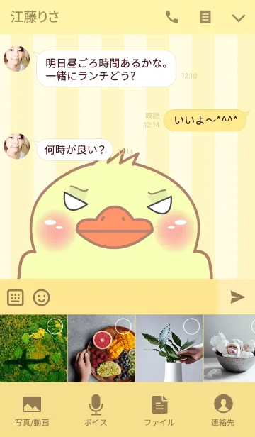 [LINE着せ替え] Angry Duck Theme(jp)の画像4