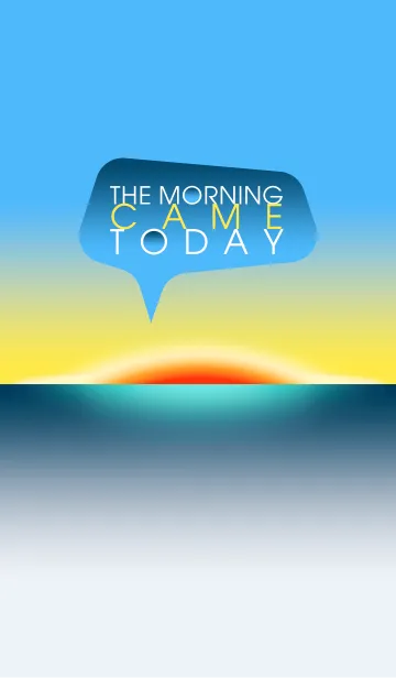 [LINE着せ替え] THE MORNING CAME TODAYの画像1