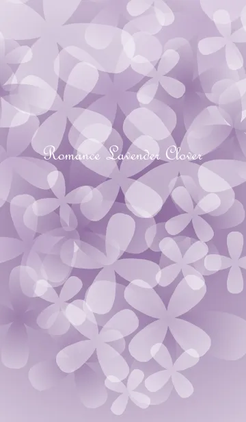 [LINE着せ替え] Romance Lavender Cloverの画像1