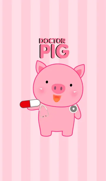 [LINE着せ替え] Doctor Pig Theme(jp)の画像1