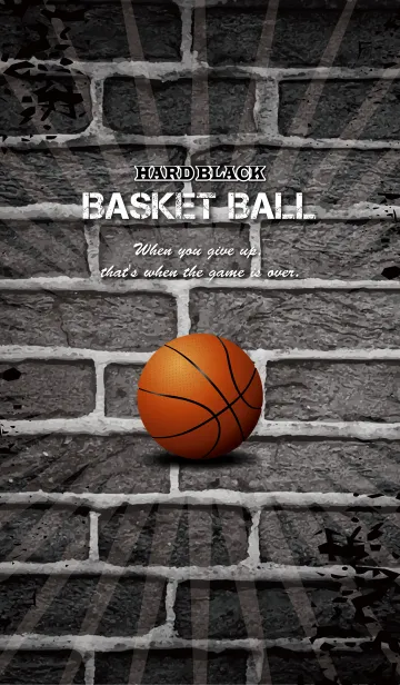 [LINE着せ替え] HARD BLACK BASKET BALL -JPver-の画像1
