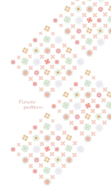 artwork_Flower pattern pinkの着せ替えメイン画像