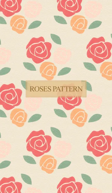 [LINE着せ替え] バラの模様の画像1