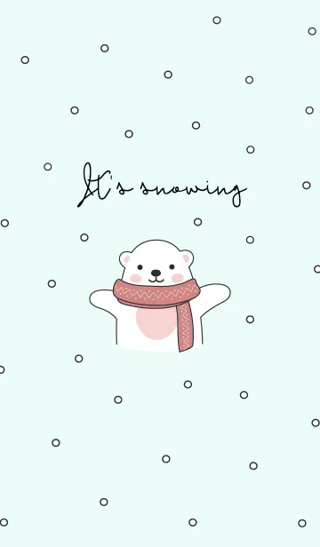 [LINE着せ替え] It's snowingの画像1