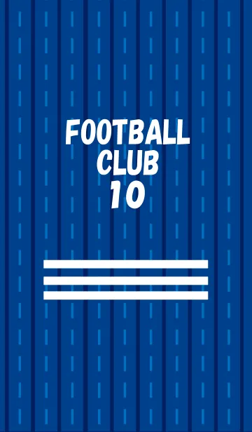 [LINE着せ替え] サッカークラブ～Xタイプ～(XFC)の画像1