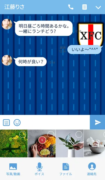 [LINE着せ替え] サッカークラブ～Xタイプ～(XFC)の画像4