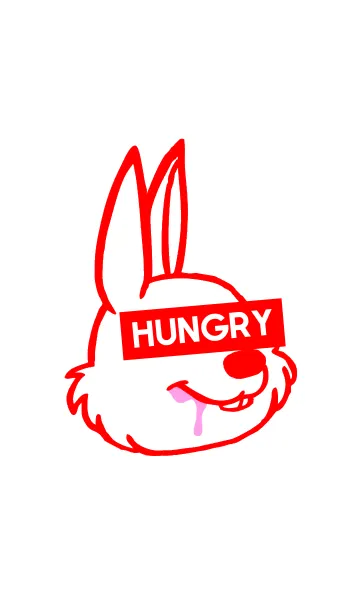 [LINE着せ替え] ハングリー ラビット スタイル 3の画像1