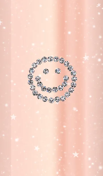 [LINE着せ替え] ピンクゴールドとスマイルの画像1