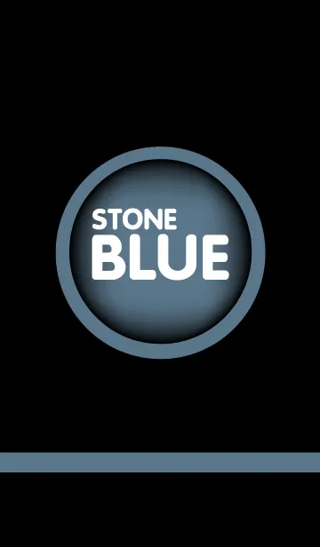 [LINE着せ替え] Stone Blue in Black(jp)の画像1