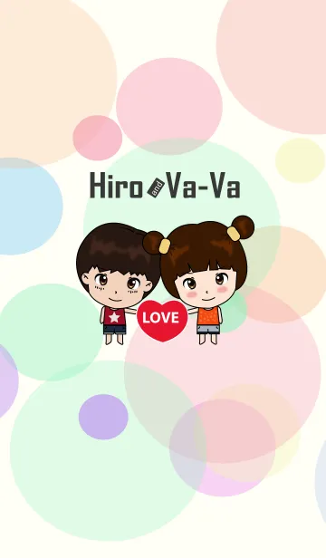 [LINE着せ替え] Hiro and Va-Va (JP)の画像1