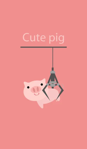 [LINE着せ替え] かわいいクリップ人形のマシン-ピギーの画像1