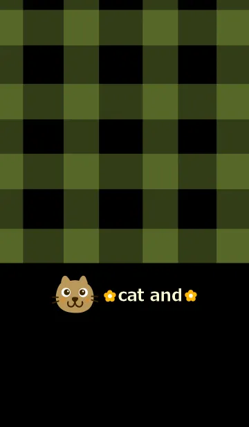 チェックとネコ2の着せ替えメイン画像