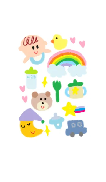 ...あかちゃん男の子...のLINE着せ替え