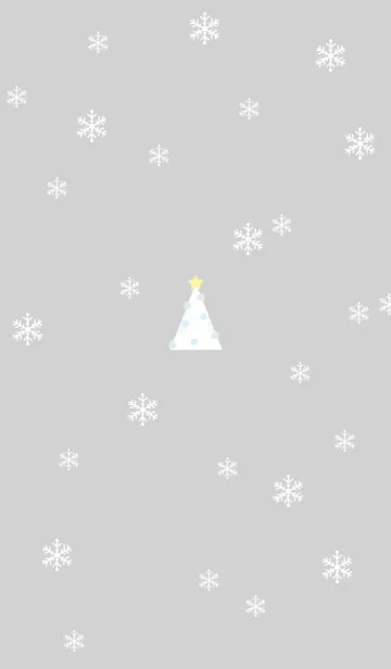 [LINE着せ替え] クリスマス グレーの画像1