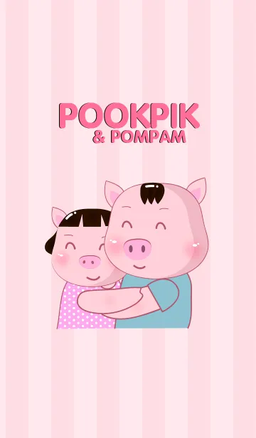 [LINE着せ替え] Pompam ＆ Pookpik Pig Lover(jp)の画像1