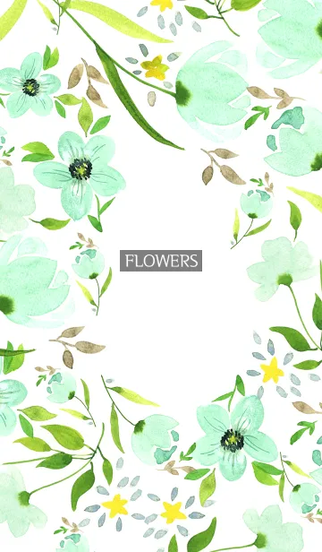 water color flowers_376の着せ替えメイン画像
