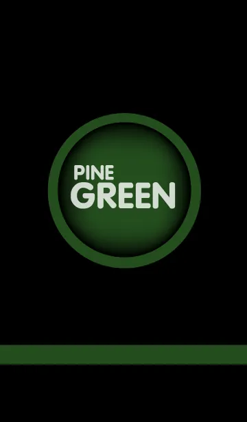 [LINE着せ替え] Pine Green in Black(jp)の画像1