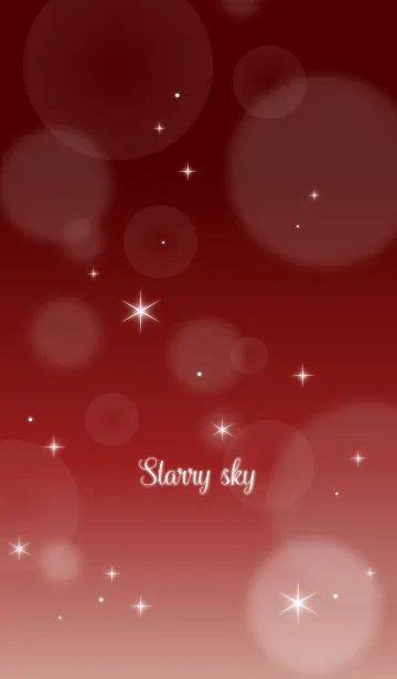 [LINE着せ替え] 星空(ボルドー)の画像1