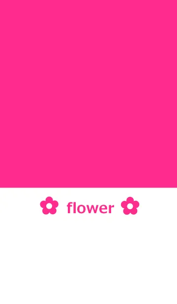 ピンクと花 2の着せ替えメイン画像