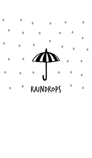 [LINE着せ替え] Raindrops themeの画像1