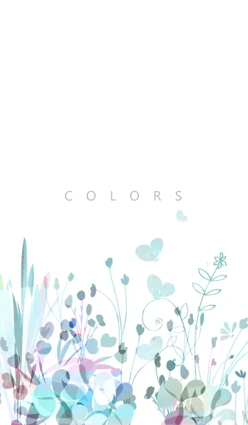 [LINE着せ替え] artwork_Colors blueの画像1