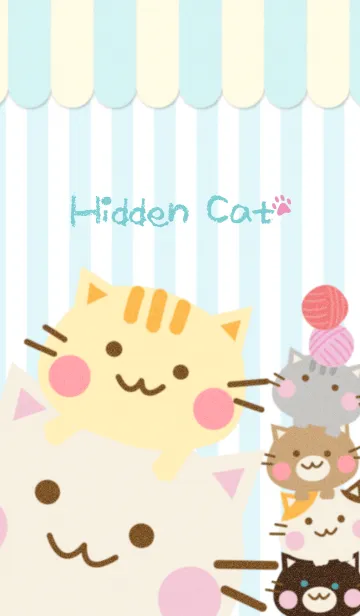 [LINE着せ替え] Hidden cat Bigの画像1