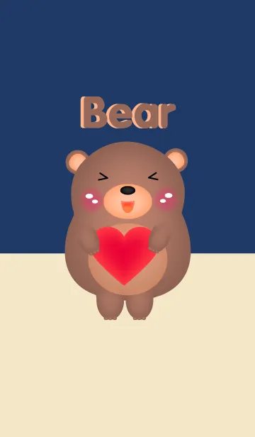 [LINE着せ替え] I Love Fat Bear theme(jp)の画像1