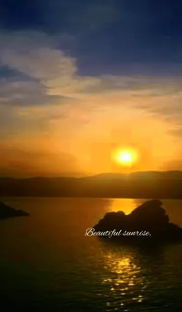 [LINE着せ替え] Beautiful sunrise2の画像1