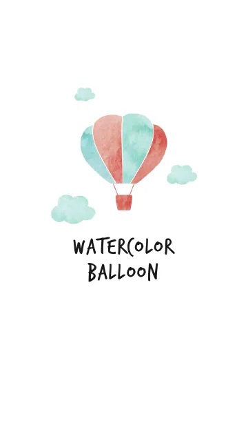 [LINE着せ替え] Watercolor balloonの画像1