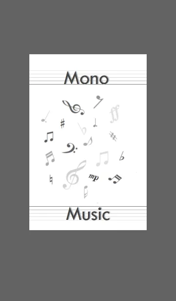 [LINE着せ替え] MONO MUSICの画像1