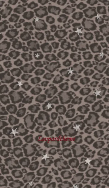 [LINE着せ替え] ヒョウ柄と星の画像1