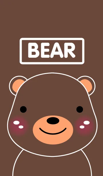 [LINE着せ替え] Brown Bear theme(jp)の画像1