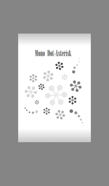 [LINE着せ替え] MONO DOT-ASTERISKの画像1