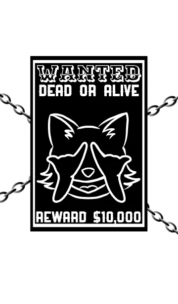 [LINE着せ替え] WANTED！ DEAD OR ALIVE Blackの画像1