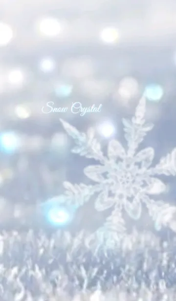 [LINE着せ替え] Snow Crystal ～朝の光に照らされて～ 2の画像1