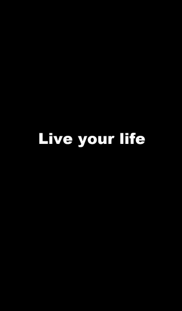 [LINE着せ替え] live your lifeの画像1