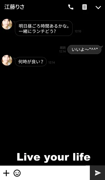 [LINE着せ替え] live your lifeの画像3