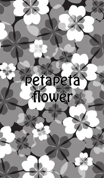 [LINE着せ替え] petapeta flowerの画像1
