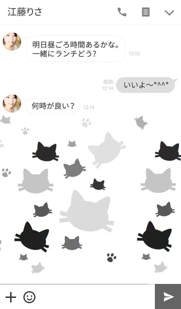 [LINE着せ替え] MONO CATの画像3