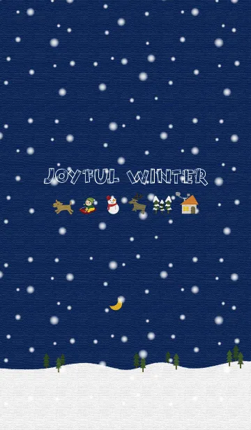 [LINE着せ替え] JOYFUL WINTER [J]の画像1