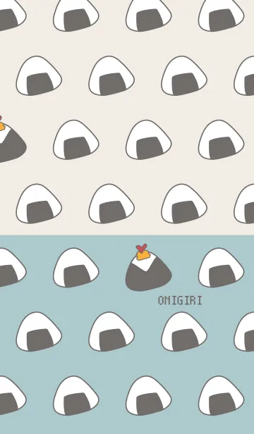 [LINE着せ替え] おにぎりいっぱいの着せ替えの画像1