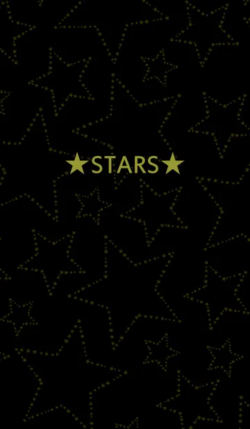 [LINE着せ替え] ★STARS★[Black]の画像1