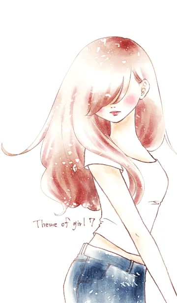 [LINE着せ替え] 女の子のきせかえ7の画像1