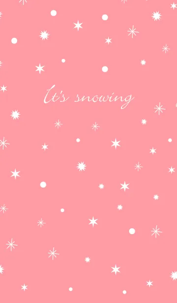 [LINE着せ替え] - PINK SNOW -の画像1