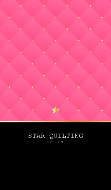 [LINE着せ替え] STAR QUILTING -PINK-の画像1