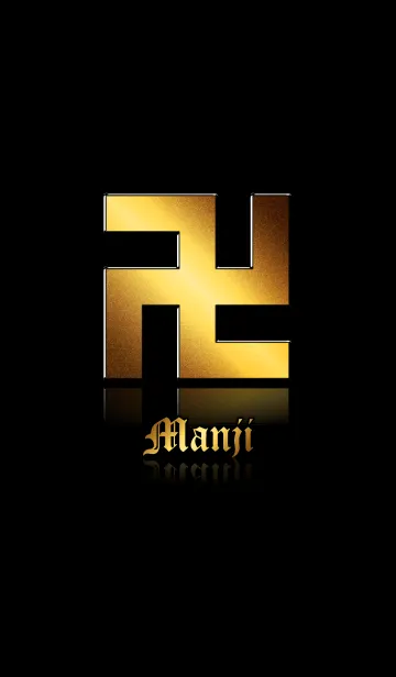 卍 MANJI - GOLD ＆ BLACK - COOLの着せ替えメイン画像