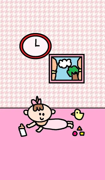べビールーム（女の子）の着せ替えメイン画像