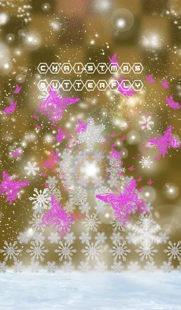 [LINE着せ替え] Christmas tree Butterflyの画像1
