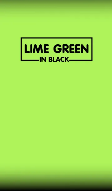 [LINE着せ替え] Lime Green in Black Theme V.2(jp)の画像1